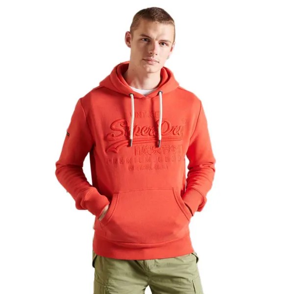 Худи Superdry Vintage Logo Tonal, красный