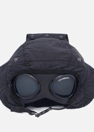 Шапка C.P. Company Flatt Nylon Goggle Hood, цвет чёрный