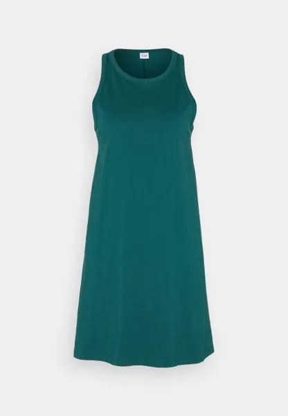 Платье Gap Racer Mini, зеленый