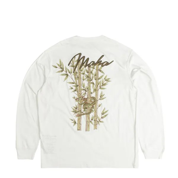 Футболка Dragon Bamboo Longsleeve Shirt Maharishi, белый