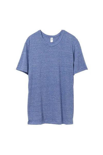 Футболка из эко-джерси с круглым вырезом Alternative Apparel, синий