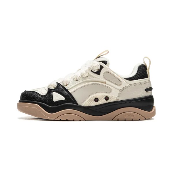 Кроссовки LINING Jingcheng 2.0 V2 Skateboarding Shoes Women's Low-top Oatmeal Gray, серый