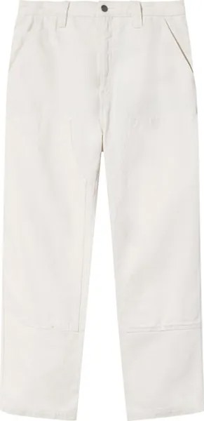 Брюки Stussy Canvas Work Pant 'White', белый