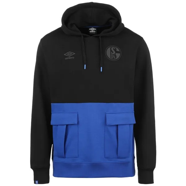 Толстовка Umbro Kapuzenpullover FC Schalke 04 Icon II Surplus, черный