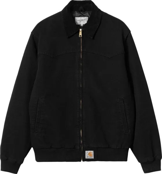 Куртка Carhartt WIP OG Santa Fe 'Black', черный