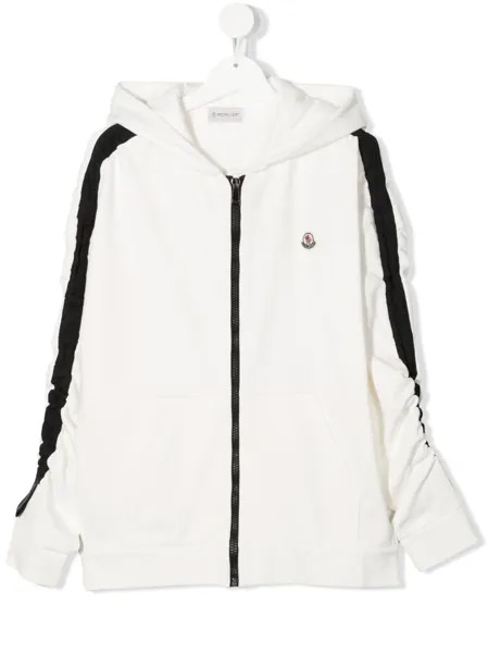Moncler Enfant худи с нашивкой-логотипом