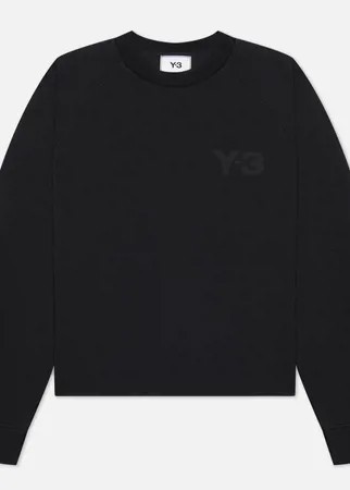 Женская толстовка Y-3 Classic Chest Logo Crew Neck, цвет чёрный, размер XS