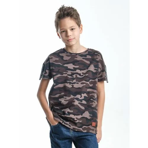 Футболка Mini Maxi, размер 146, хаки