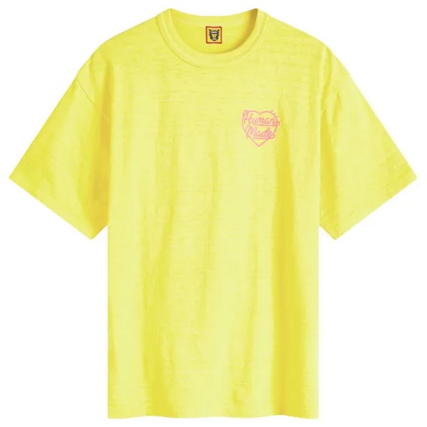 Футболка Human Made Coloured Small Heart T-Shirt, желтый