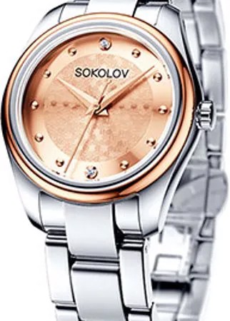 Fashion наручные  женские часы Sokolov 158.01.71.000.02.01.2. Коллекция Unity