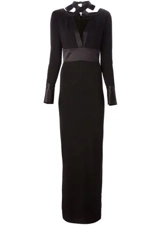 Givenchy вечернее платье с петлёй-халтер