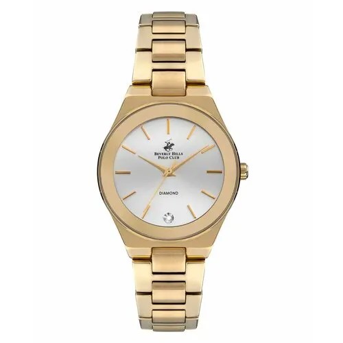 Наручные часы Beverly Hills Polo Club BP3229X.130, золотой, серый