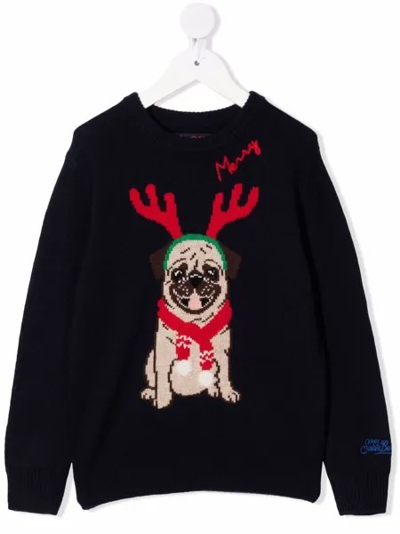 MC2 Saint Barth Kids джемпер с новогодним узором