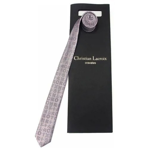Светлый галстук с буквами Christian Lacroix 815916