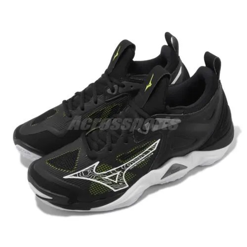 Mizuno Wave Momentum 3 Черно-белая мужская волейбольная спортивная обувь V1GA2312-52