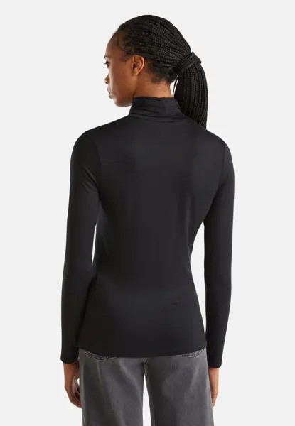 Рубашка с длинным рукавом TURTLENECK IN STRETCH United Colors of Benetton, черный