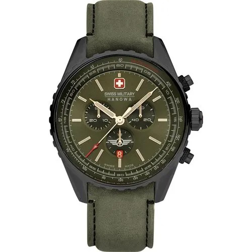 Наручные часы Swiss Military Hanowa Air SMWGC0000340, зеленый, черный
