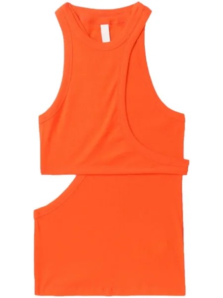 Dion Lee многослойный топ без рукавов, оранжевый