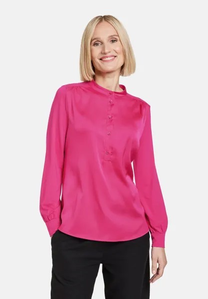 Рубашка с длинным рукавом MIT KNOPFLEISTE UND KRAGEN Gerry Weber, цвет dragon fruit