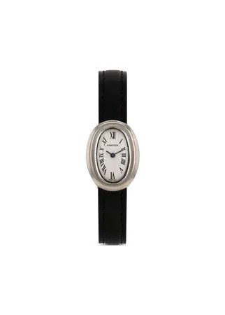 Cartier наручные часы Baigonoir pre-owned 20 мм 1990-х годов