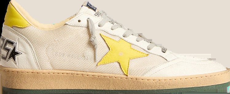 Кроссовки Golden Goose Ball Star 'Off White Yellow', кремовый