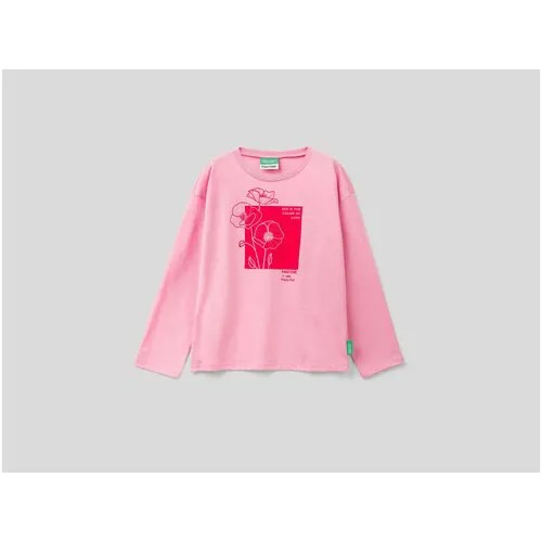 Лонгслив United Colors of Benetton для девочек 22A_3096C109I_2D3_M
