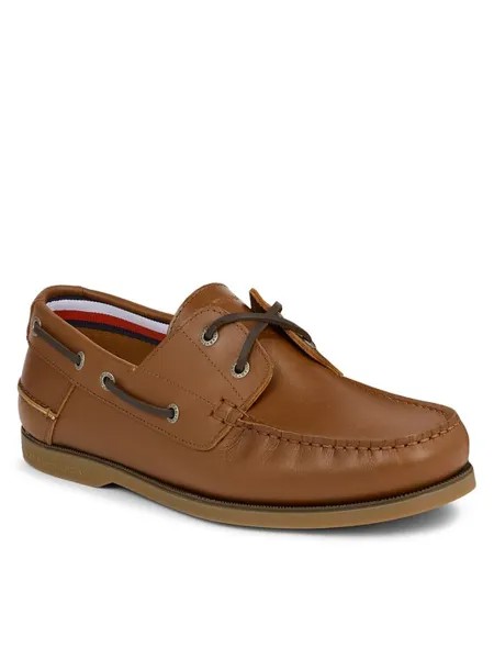 Полуботинки Tommy Hilfiger, коричневый