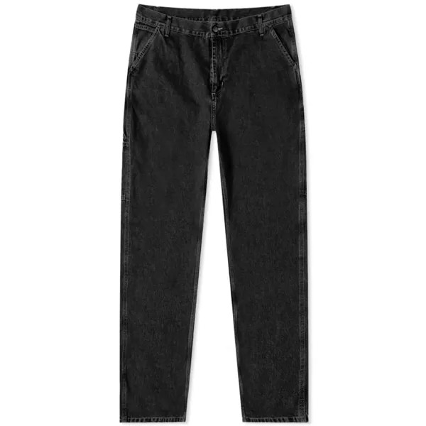 Джинсовые брюки Carhartt WIP до колена, черный