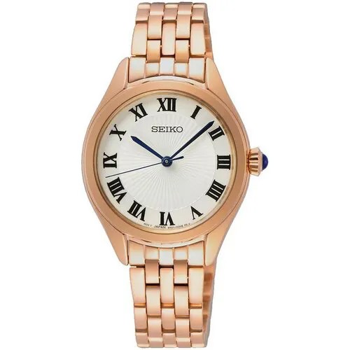 Наручные часы SEIKO Японские наручные часы Seiko SUR332P1, белый