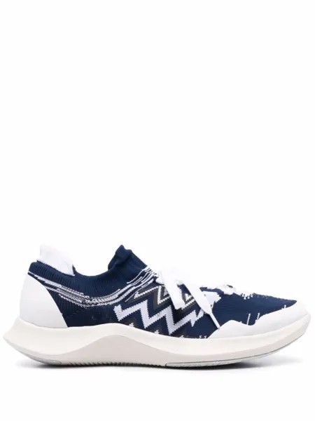 Missoni кроссовки с вышивкой, синий
