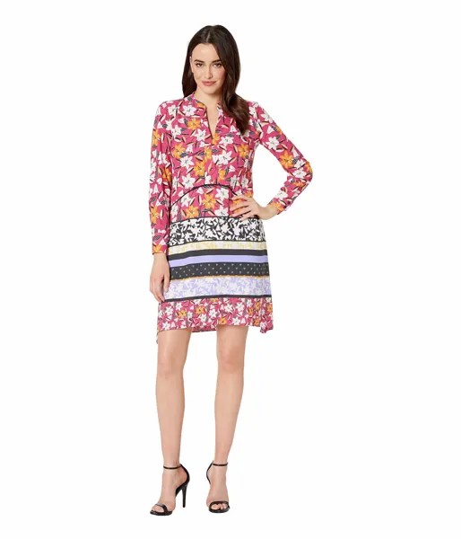 Платье Taylor, Long Sleeve Floral Print Shirtdress