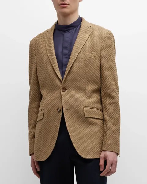 Мужской базовый вязаный пиджак Etro, цвет Beige