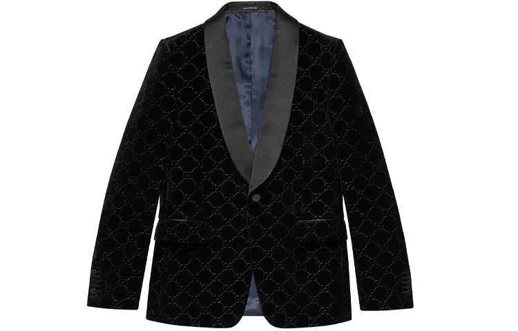 Деловой костюм мужской черный Gucci, черный
