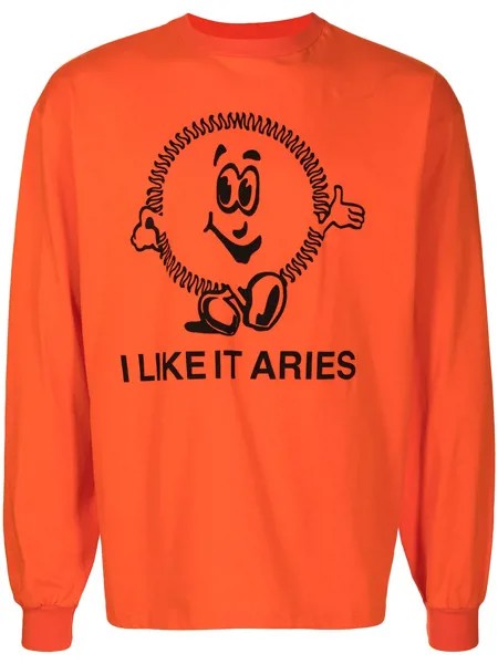 Aries футболка I Like It Aries с длинными рукавами