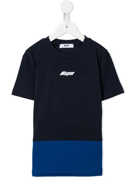 MSGM Kids футболка с логотипом