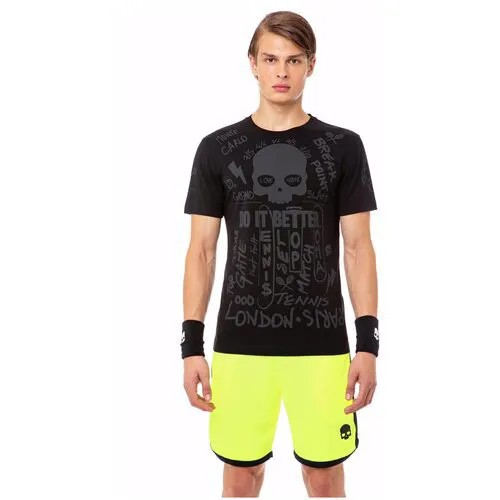 HYDROGEN Мужская теннисная футболка HYDROGEN Graffiti 2020 (T00130-007)/S