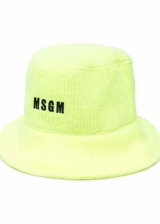 MSGM шляпа с вышитым логотипом