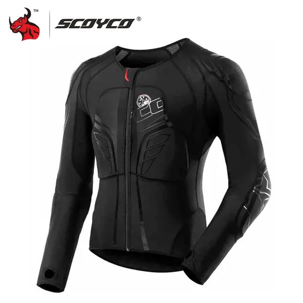 Мотоциклетная куртка SCOYCO, защитная Экипировка для езды по бездорожью, бронированный костюм для мотокросса