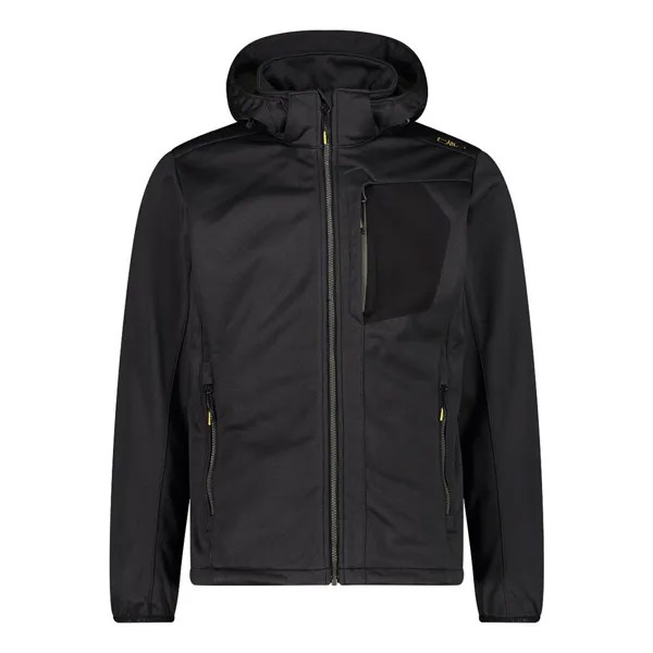 Спортивная куртка CMP Zip Hood 32A1737 softshell, черный