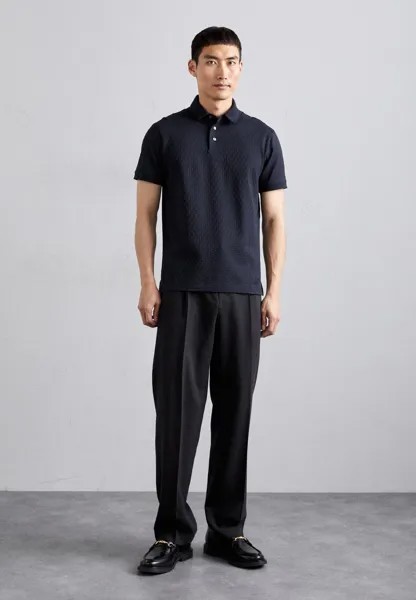 Рубашка поло Emporio Armani, темно-синий