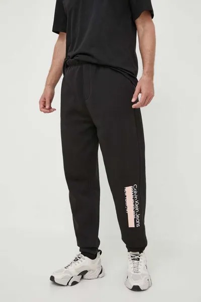 Джоггеры Calvin Klein Jeans, черный