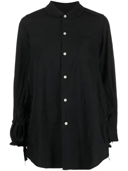 Comme Des Garçons Comme Des Garçons рубашка с закругленным воротником, черный