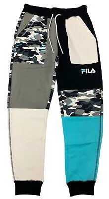 Брюки мужские Fila Black/Blue/Camo Bundy - S