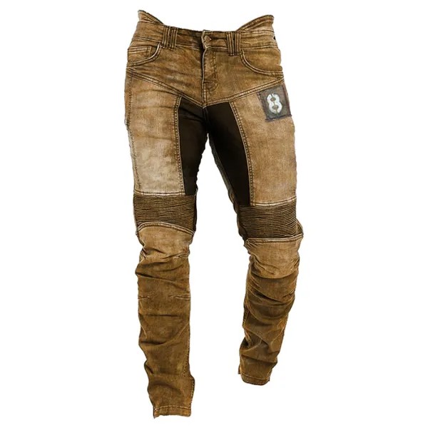Мужские уличные тактические брюки в стиле ретро с принтом в стиле ретро