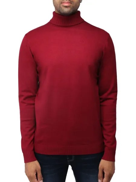 Однотонный свитер с высоким воротником X Ray, красный