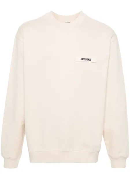 Jacquemus толстовка с лентой, нейтральный цвет