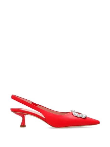 Кожаные туфли Renata 65 с пяткой на пятке Kate Spade, красный