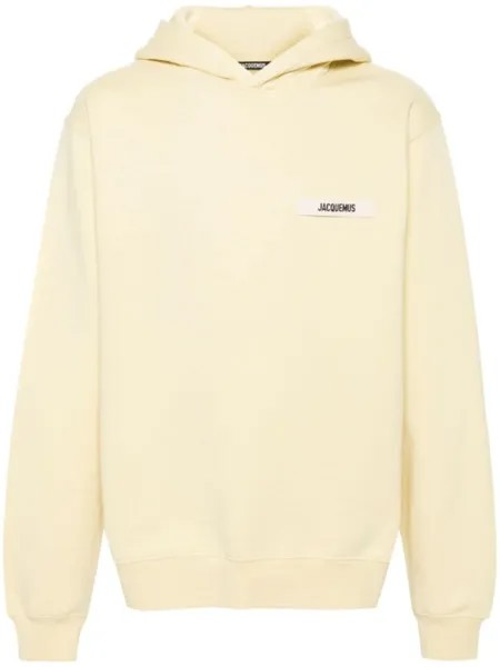 Jacquemus топ Le Hoodie Gros Grain, нейтральный цвет