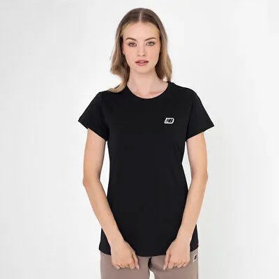 Женская футболка New Balance Wmns Small Logo SS Lifestyle черный
