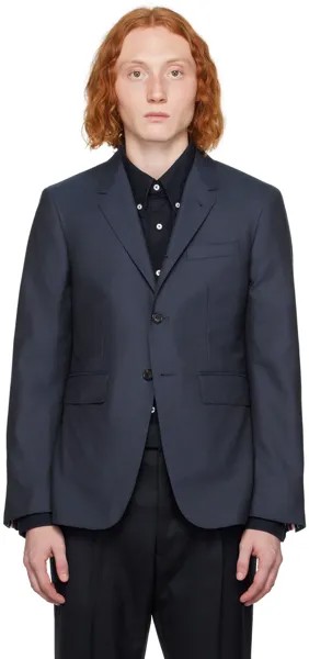 Синий классический пиджак глубокий Thom Browne